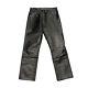 Gap Boot Fit Leather Pants Black Vintage Men's Size 32 X 30 Motorcycle Biker