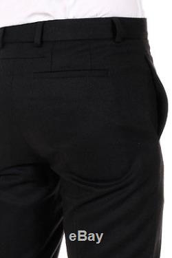 GIVENCHY New Men Black wool Zip Pants Trousers Made in Portugal NWT