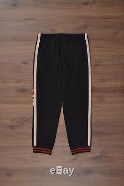 GUCCI $920 Black Technical Jersey Track Pants