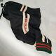 Gucci Side Tape Logo Joggers Black Pants Without New Tag Sz. M