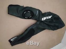 Gear Leather motorcycle trousers With Knox Armour and knee sliders