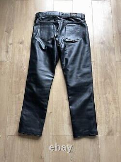 Genuine Leather Trousers 34 Brand New With Tags