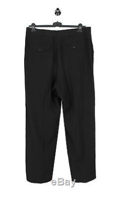 Genuine Yohji Yamamoto Ys Wool Blend Loose Black Men Pants in size 2