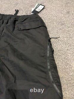 Genuine bnwt CP company satin black cotton cargo pants size 50
