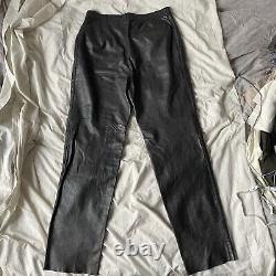 Gianni Versace Leather Trousers 1980s (I50)