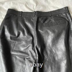 Gianni Versace Leather Trousers 1980s (I50)