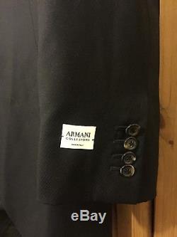 Giorgio Armani Suit. Black. UK Size 46, Italian Size 56R + 2x Armani trousers