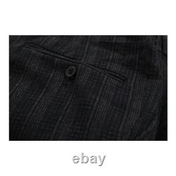 Givenchy Checked Trousers 33W 33L Black Wool Blend