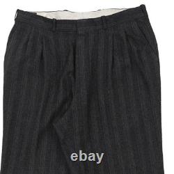 Givenchy Checked Trousers 33W 33L Black Wool Blend