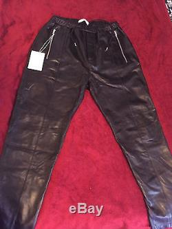 Givenchy Joggers black 100% Lambskin New with tags