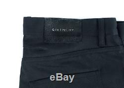 Givenchy Men's 100% Cotton Solid Black Jeans Size US 30RTL$410NIB