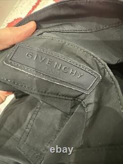 Givenchy Taffeta Black Cargo Pants Size Small