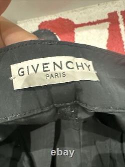 Givenchy Taffeta Black Cargo Pants Size Small