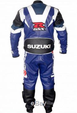 Gsxr Suzuki Motorcycle Leather Suit Men Moto Gp Motorbike Leather Jacket Trouser