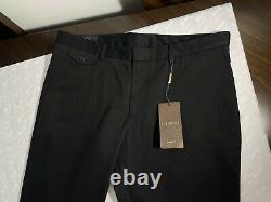 Gucci 100% Genuine Cotton Black Trousers Size 52 NEW RRP £475