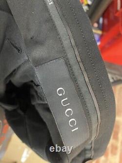 Gucci Black Cotton Trousers EU 44R 31-32 UK RRP £460 BNWT