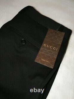 Gucci Black Formal Men's Suit Trousers Pants 44R IT 31 UK BNWT