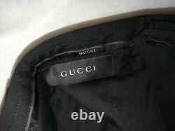 Gucci Black Formal Men's Suit Trousers Pants 44R IT 31 UK BNWT