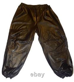 Gucci Leather Baggy Trousers Mens Draw String Worn Twice Bought New £2500 1998