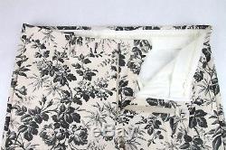 Gucci Men's Black/Beige Floral Printed Cotton Crepe Pant 50R/US 34 417786 1061