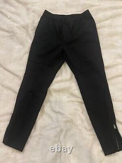 Gucci Men's Black Cotton Zipper Ankle Fastener Pants Sz 44/US 30