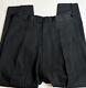 Gucci Men's Dress Pants Black Trousers Size 52 R Inseam 30 Luxury Silk Cotton