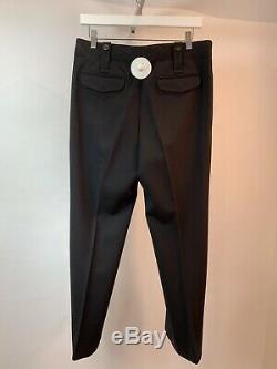 Gucci Mens Black Wool Trousers Size W32 #42.307 A