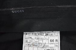 Gucci Mens Dress Pants Black Trousers 56 R