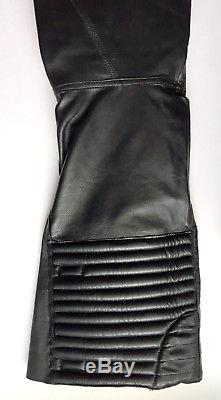 Gucci Tom Ford Era Motorcycle Biker Pants Mens 32 Balmain Leather Wool $10k RARE