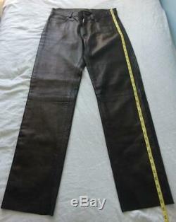 Gucci by Tom Ford Leather Trousers Pants Jeans