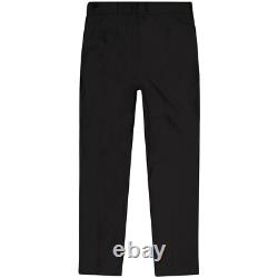 HELIOT EMIL Pleat Front Trousers / Size L / Mens / Black / Polyester