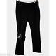 Helmut Lang Mens Leather Trim Virgin Wool Trouser Pants Black 38 52 Italy