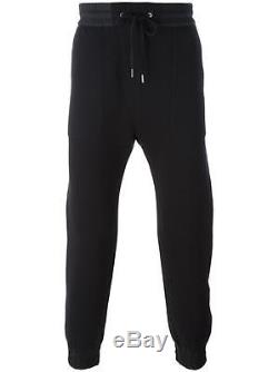 HELMUT LANG Spomge Pique Combo Track Pant in Black, Size Small, BNWT