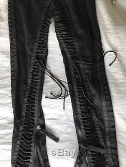 HELMUT LANG aviator flight pants / fall 2004 / size 46 / made in Italy