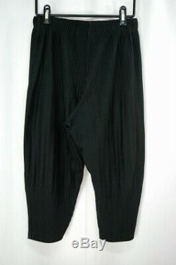HOMME PLISSE ISSEY MIYAKE Black Men's Cropped Pants size2 272 2418