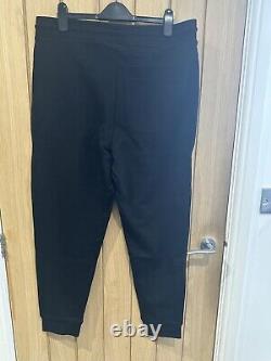 HUGO Mens Black Doaky Sweat Pants Black Size Large RRP £149 #M1