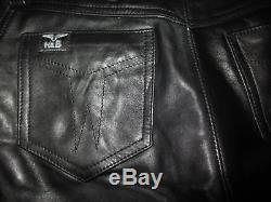 Heavy Leather Jeans by MrB Amsterdam Black Gay Int Thick Leather Mr B Jeans