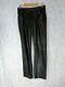 Helmut Lang Archive Black Smooth Leather Pants 30 X 30