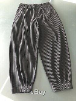 Homme Plisse Issey Miyake Black Cuffed Jogger Men's Pants Size 2 Preowned