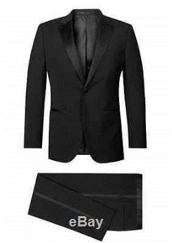 Hugo Boss Tuxedo black wool and silk Chest 44, trousers 36 waist, 34 length