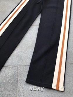 ISABEL MARANT ÉTOILE Dobbs stripe-trimmed track pants, black, size FR 36