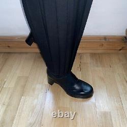 ISSEY MIYAKE MEN Black Pleated Loose Pants JP Size 3
