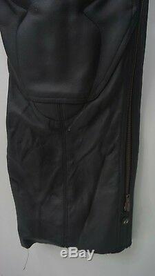 Icon Mens Black Automag Leather Motorcycle Pants Size 36 Waist