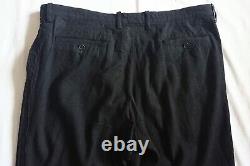 Issey Miyake Black Wrinkled Trousers