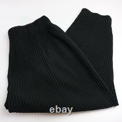 Issey Miyake Homme Plissé Tapered Trousers Small Size 1 Mens Black