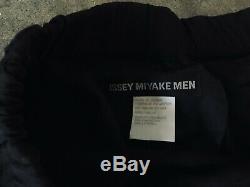 Issey Miyake Men Drop Crotch Black Trousers Free Size