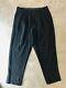 Issey Miyake Men Wide Leg Wrinkle Fabric Trousers In Black Size L/ Xl