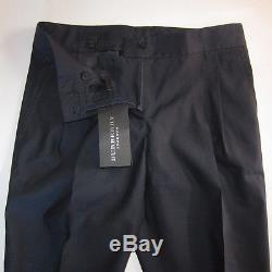 J-1068979 New Burberry Prorsum Ink Blue Zip Dress Pants Size-US 30 Marked 38