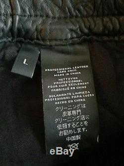 J Brand Leather Joggers LARGE