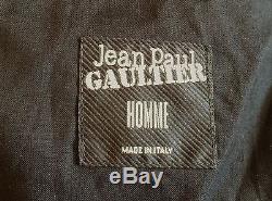 JEAN PAUL GAULTIER Men's Black Wool Belted Skirt Pant UNIQUE & COLLECTIBLE